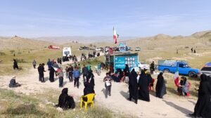 آیین بزرگداشت شهدای نیروی دریایی ارتش در بخش ابوالفارس رامهرمز