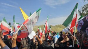 آیین بزرگداشت شهدای نیروی دریایی ارتش در بخش ابوالفارس رامهرمز