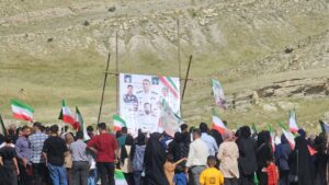 آیین بزرگداشت شهدای نیروی دریایی ارتش در بخش ابوالفارس رامهرمز