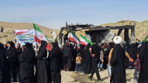 آیین بزرگداشت شهدای نیروی دریایی ارتش در بخش ابوالفارس رامهرمز