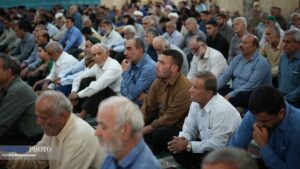 رامهرمز پای نماز جمعه ایستاد