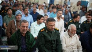 رامهرمز پای نماز جمعه ایستاد